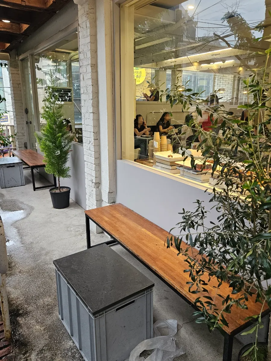 Terrace seating at Upper and Under