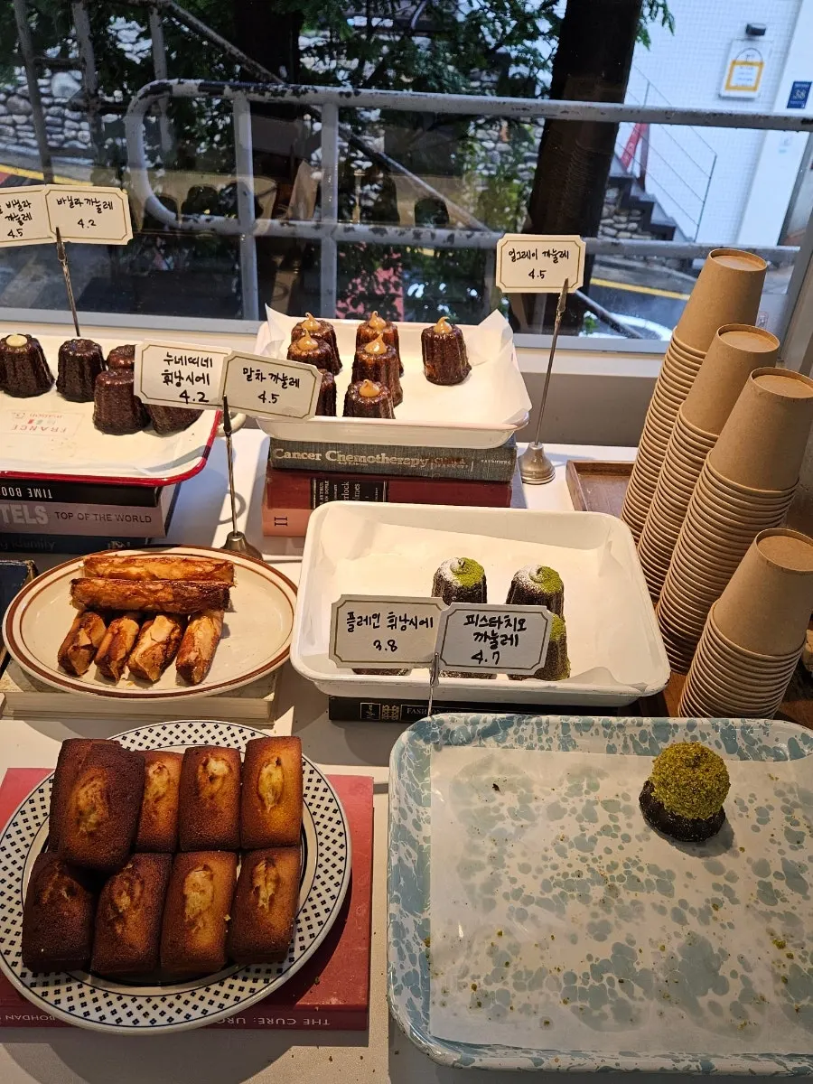 Cake display case at Upper and Under