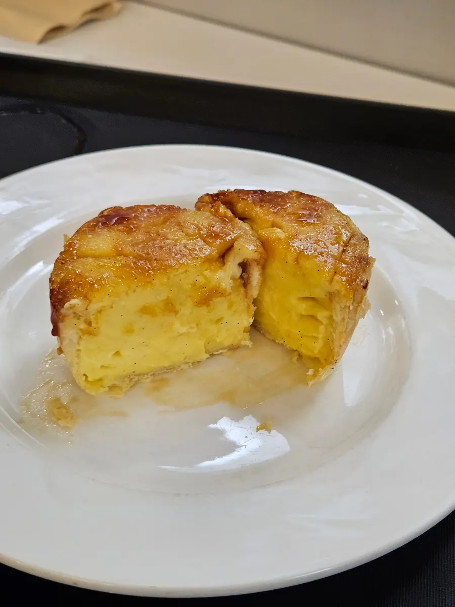 Crème brûlée flan at Upper and Under