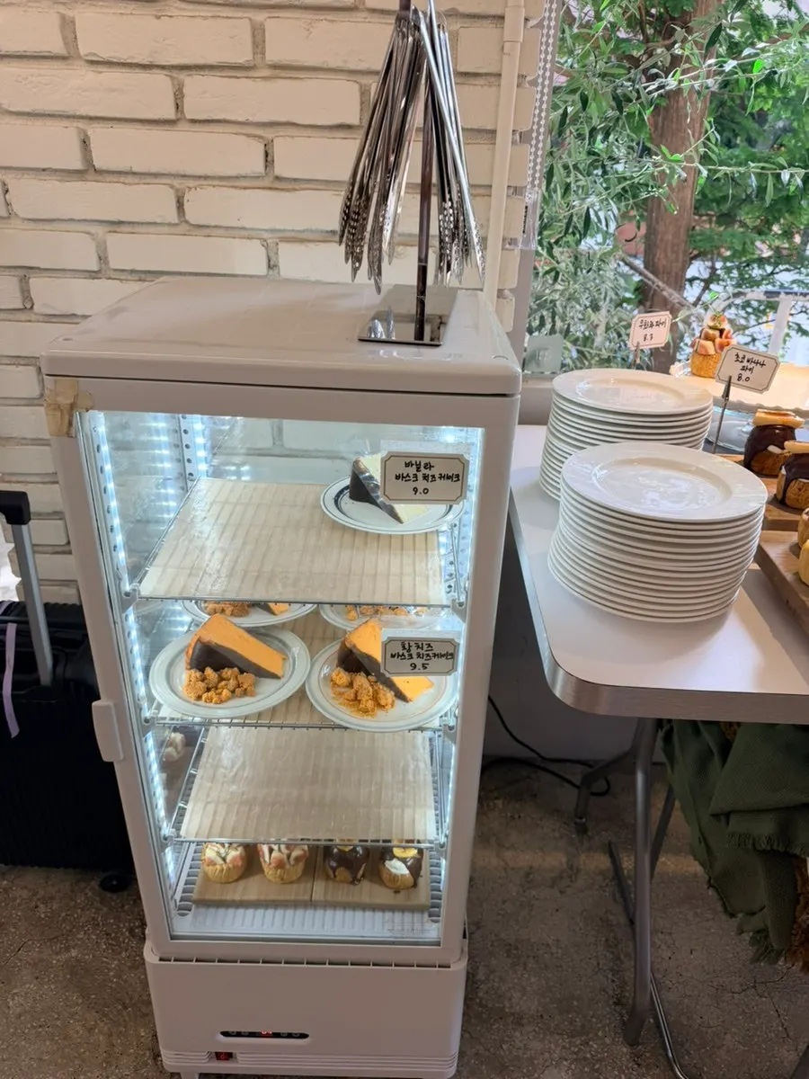 Financiers and other baked goods on display