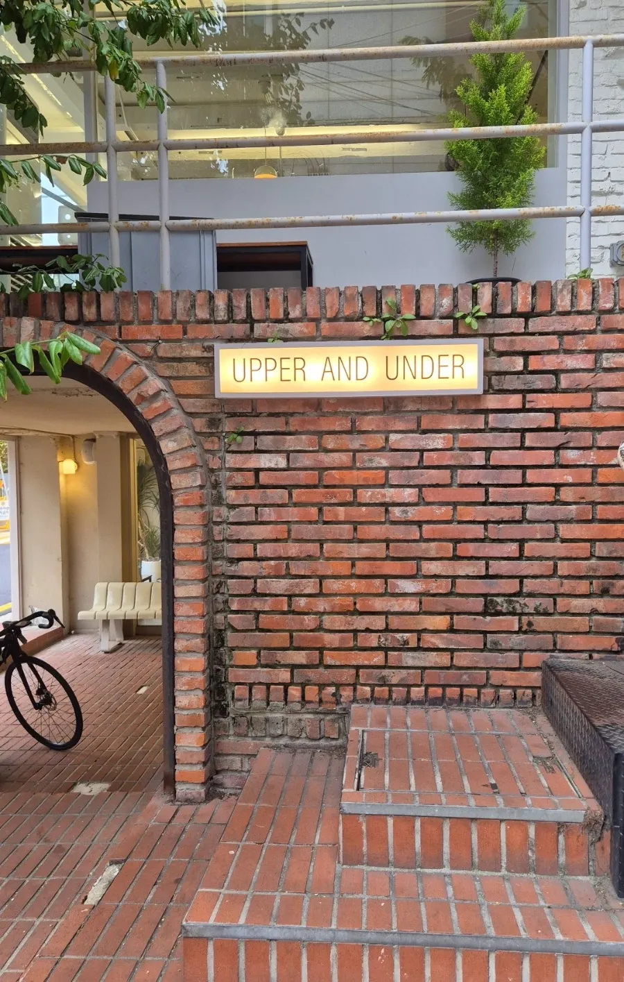 Upper and Under's space spanning basement to 2nd floor