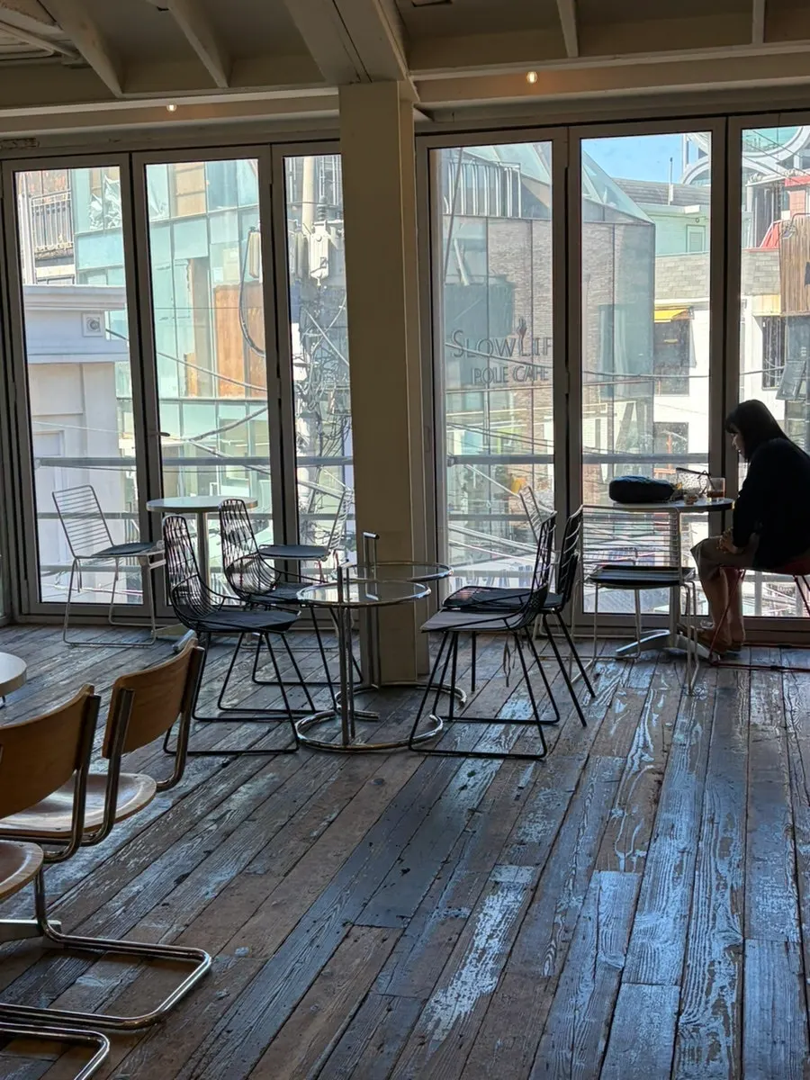 Upper and Under's 2nd floor terrace seating