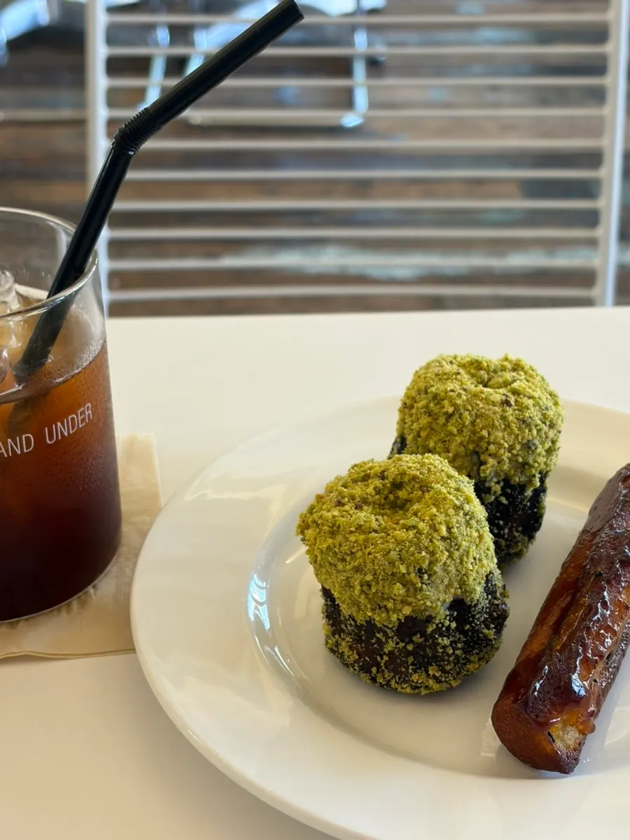 Upper and Under's pistachio canelé