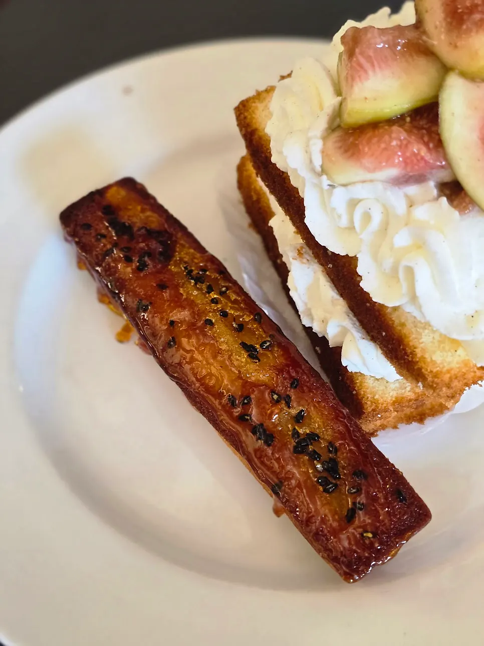 Upper and Under's sweet potato candy financier