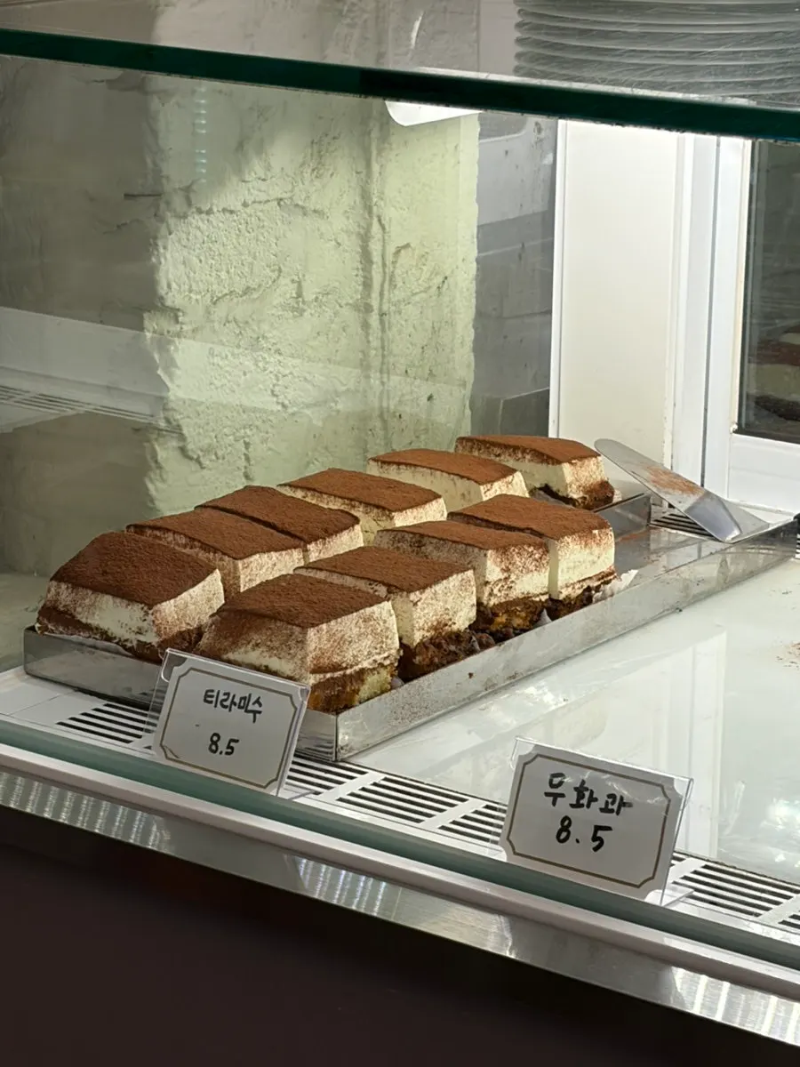 Pies on display at Upper and Under
