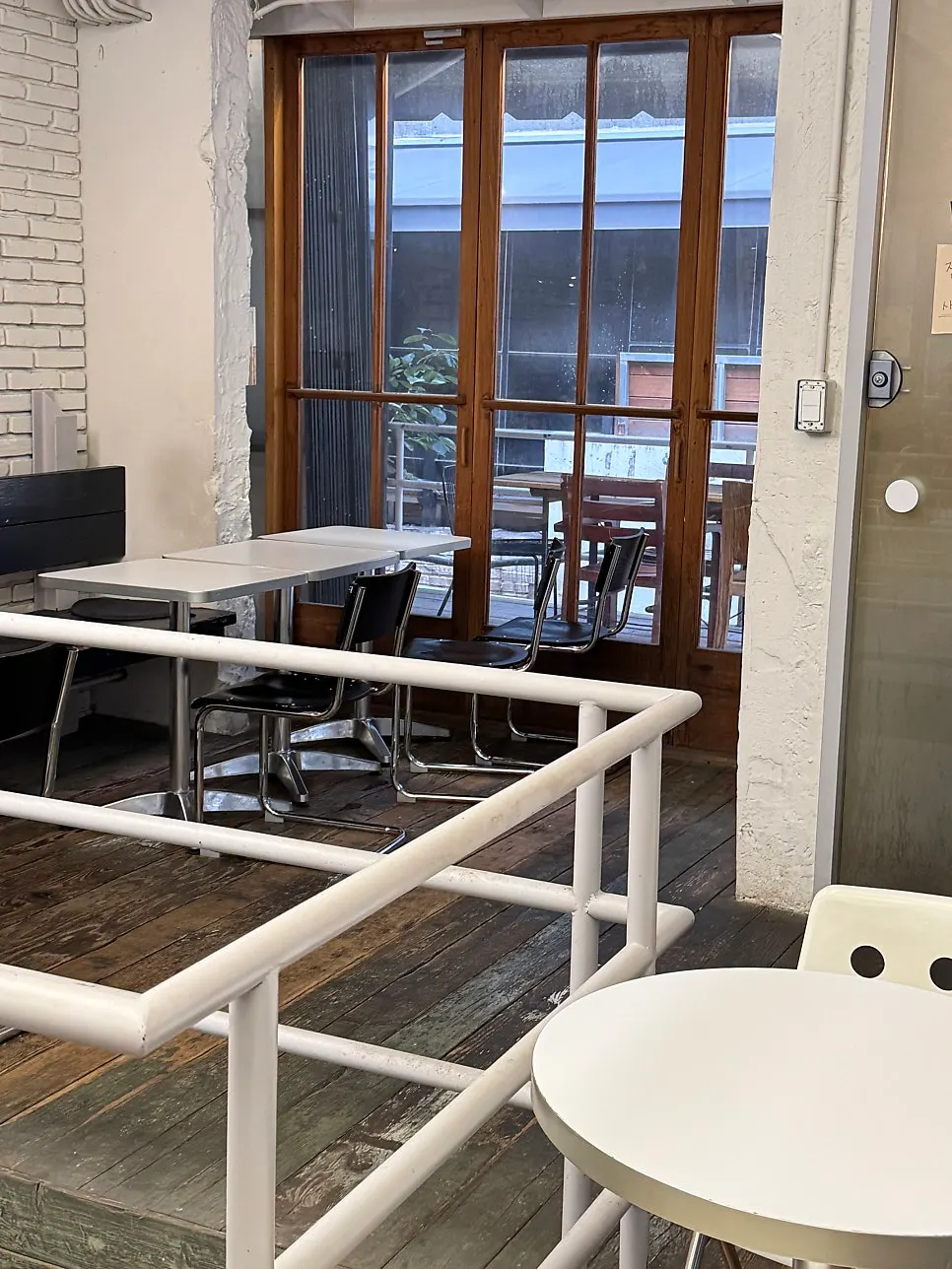 Seating areas on different floors at Upper and Under