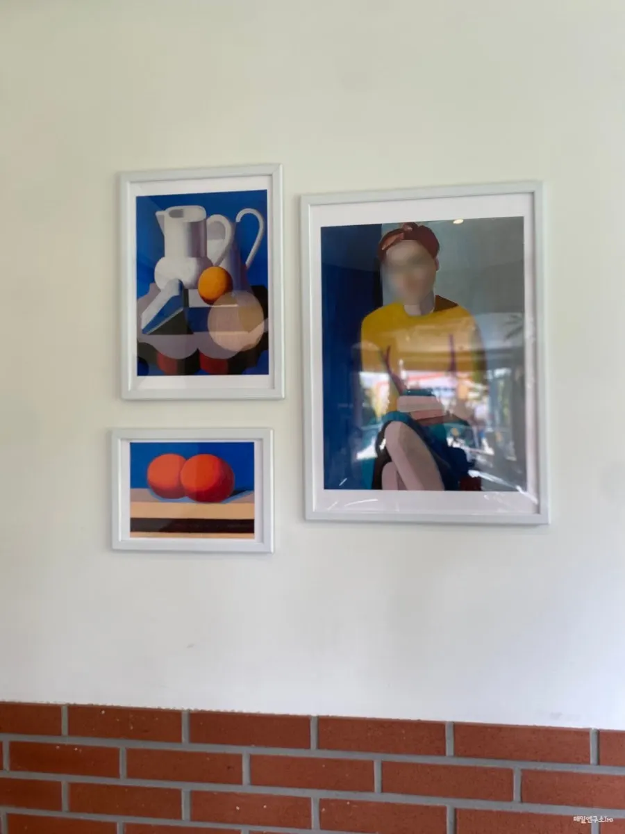 Customers dining inside the restaurant