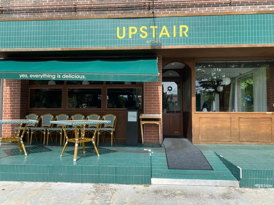 Closing shot of the steak lunch at Upstairs Kitchen