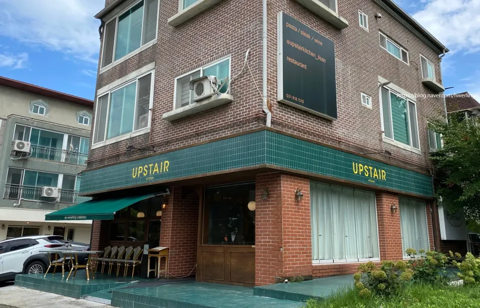 Parking space in front of Upstairs Kitchen near Jeodong Elementary School
