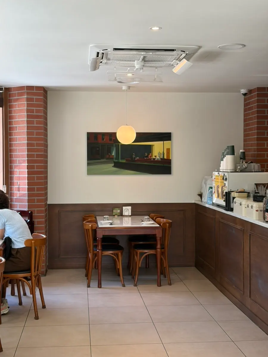 Overall view of the Upstairs Kitchen interior