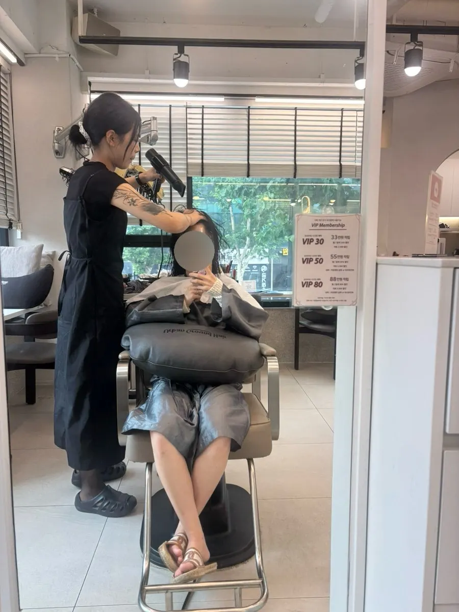 Hair texture after the Nanoheel Clinic