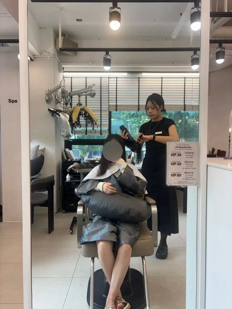 Hair at the final stage after the Nanoheel Clinic