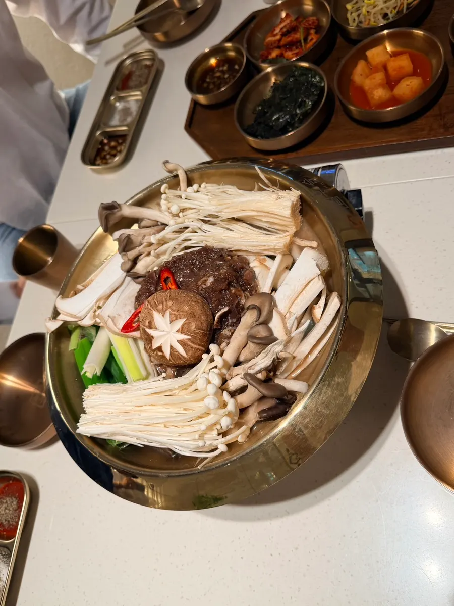 한우불고기 전골 클로즈업