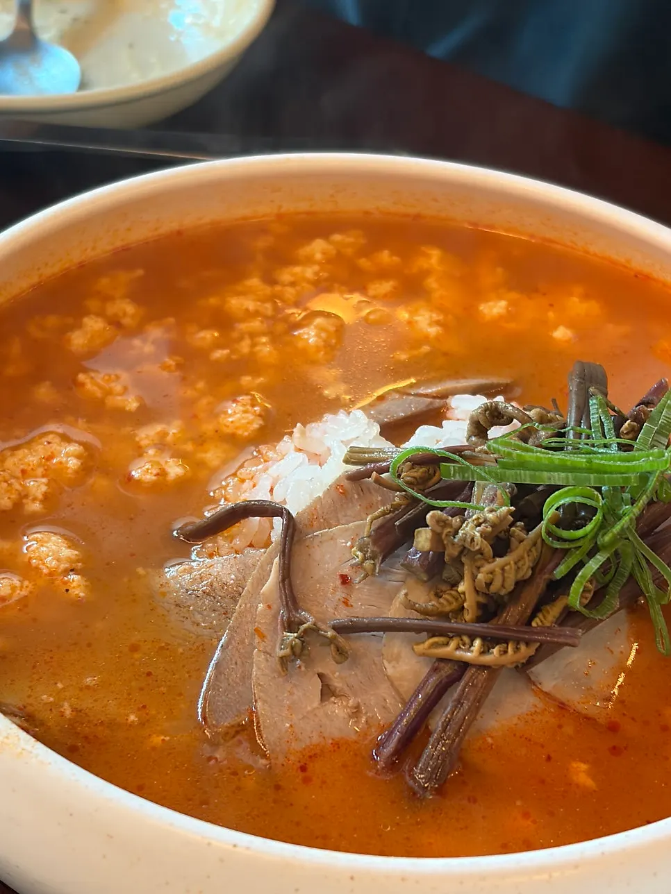 A bowl of Usul's sweet-corn soft tofu gomtang