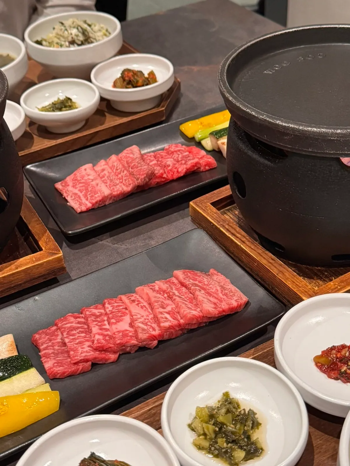 1++ hanwoo sirloin cooked to the right doneness