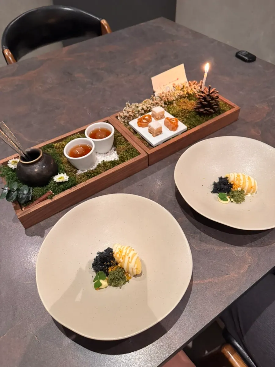 Corn ice cream dessert