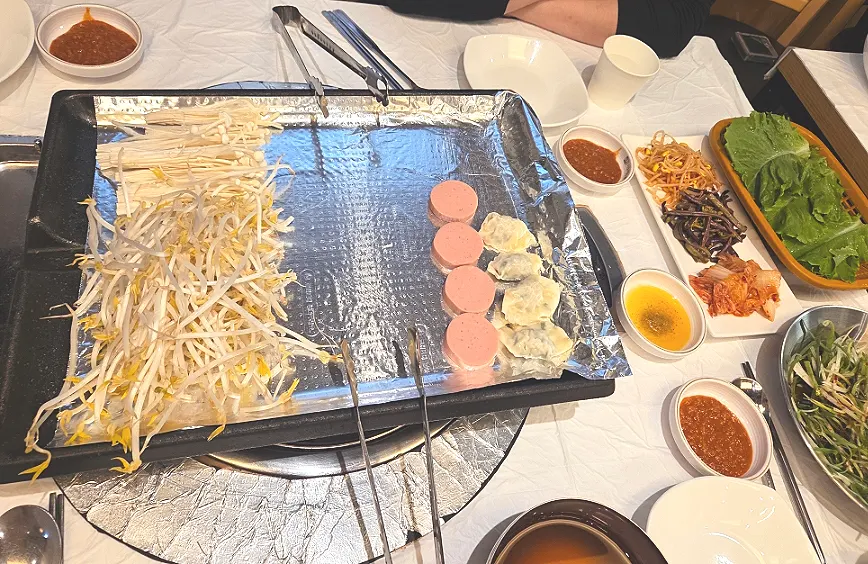 주문한 급냉삼겹과 목살