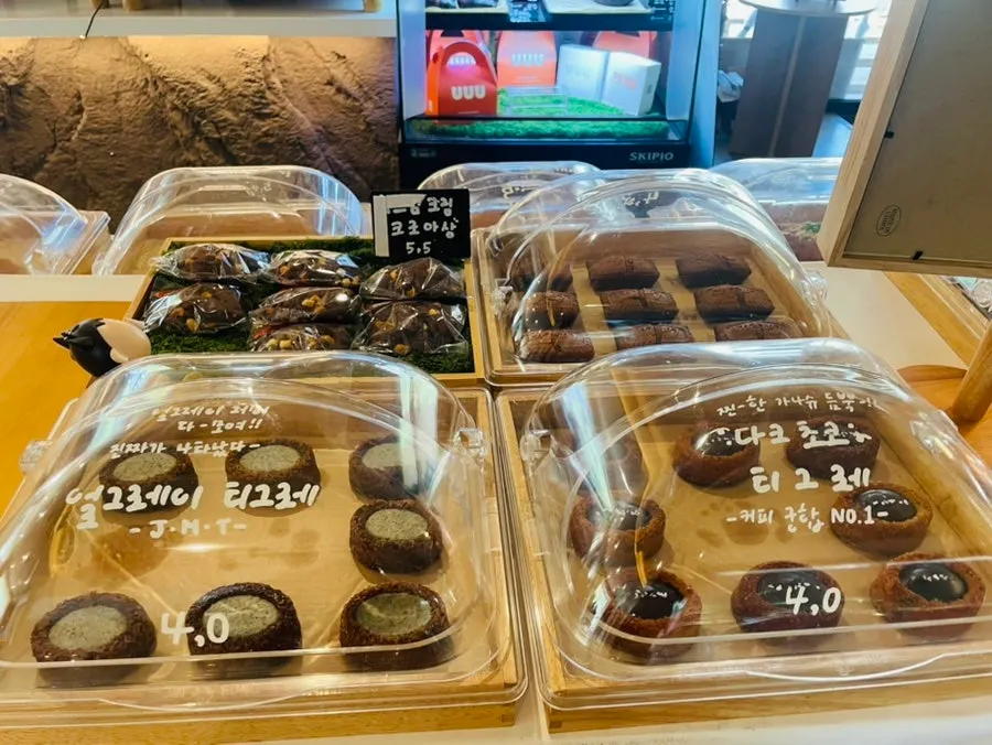烘焙区陈列的样子