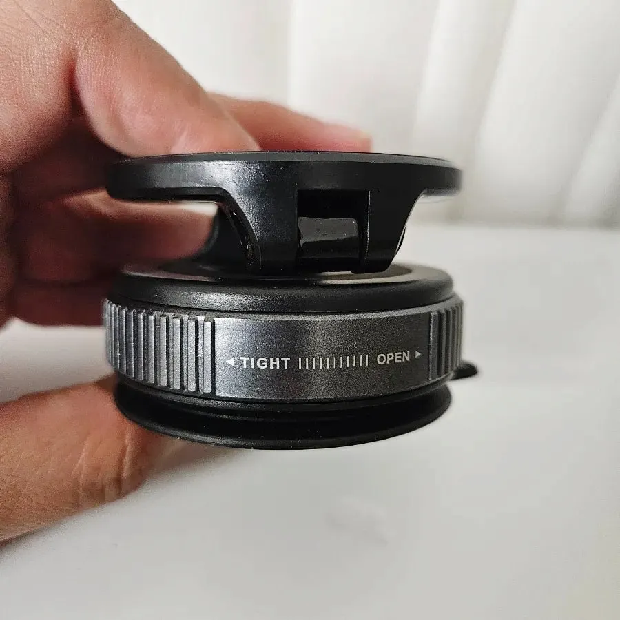 Vacuum-suction mount for dashboards and windshields