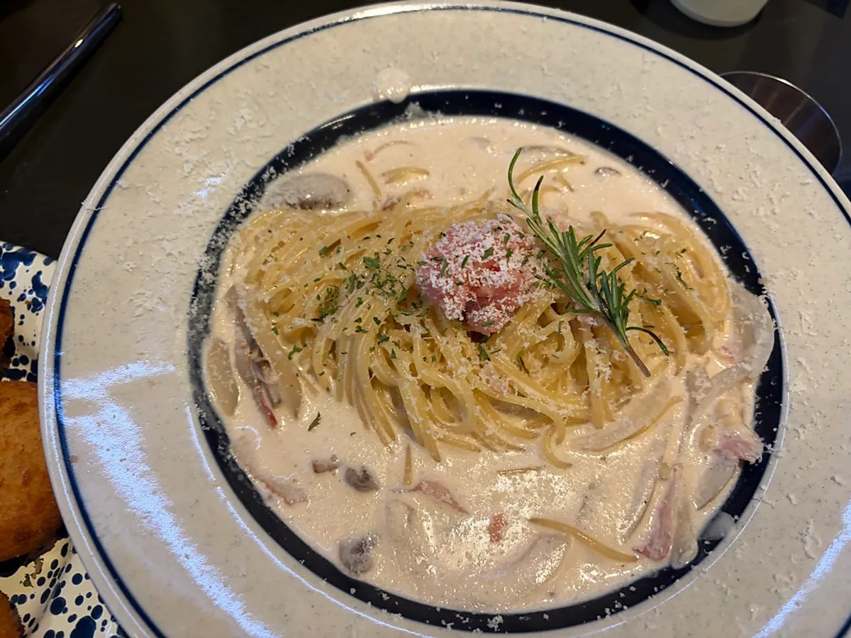 Food on the table at Bacha Pangyo Branch dining bar
