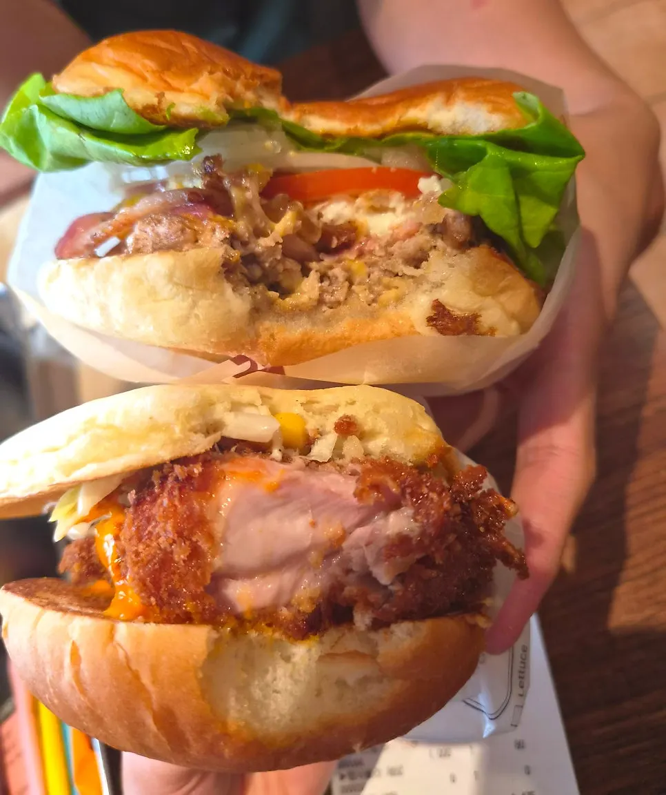Crunch Chicken Burger with a thick chicken patty