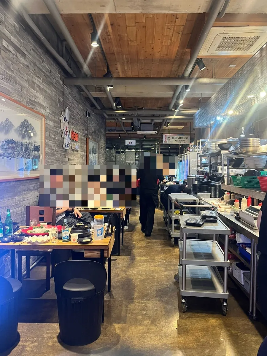 구월동 광장 근처 매장 입구 전경