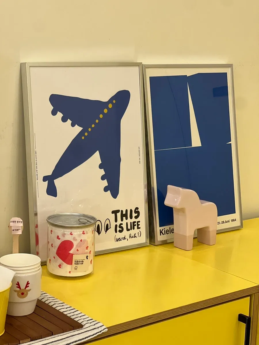 バイブログコーヒーの小物と店内の様子