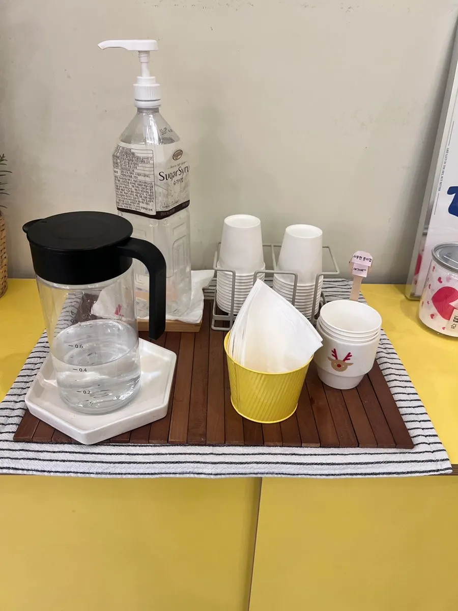 バイブログコーヒーの店内設備の様子