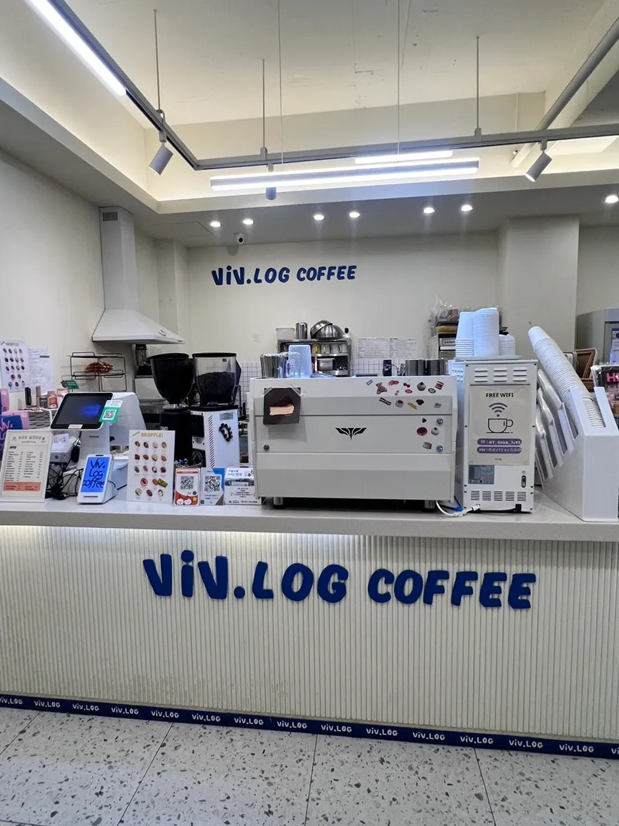 羅州のバイブログコーヒーで味わったクロッフルメニュー