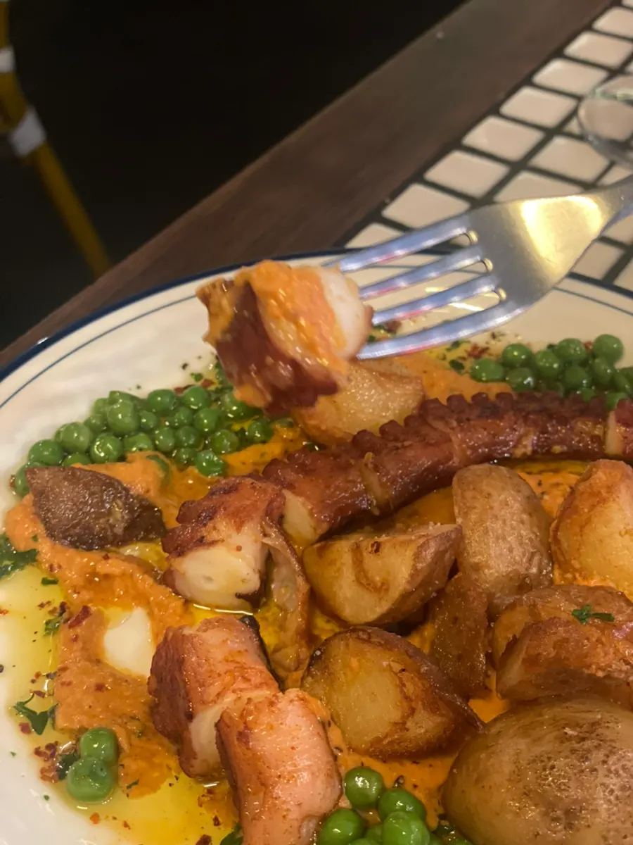 Tender octopus and potato in the polpo mambo
