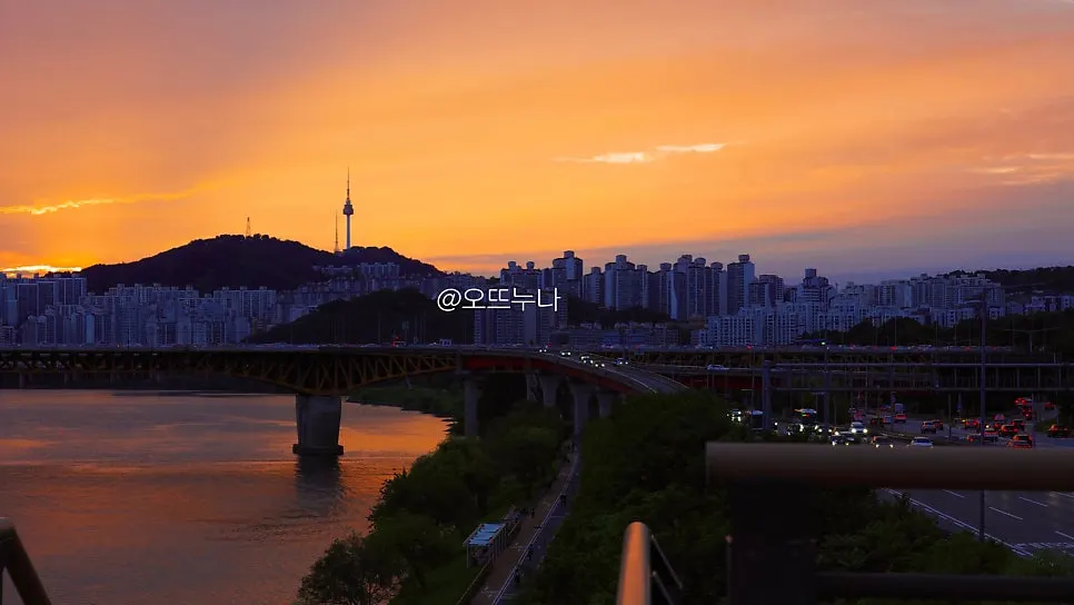 The Seoul Forest walk and sunset route via Seongsu Cloud Bridge
