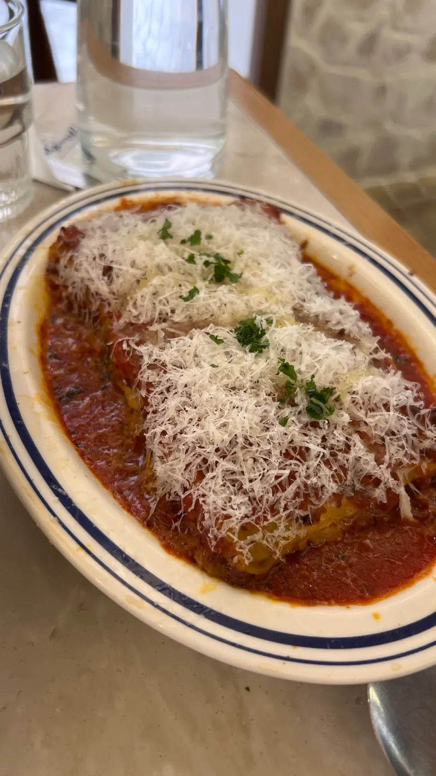 Alligot cheese lasagna at Billadeubeulleu Seongsu