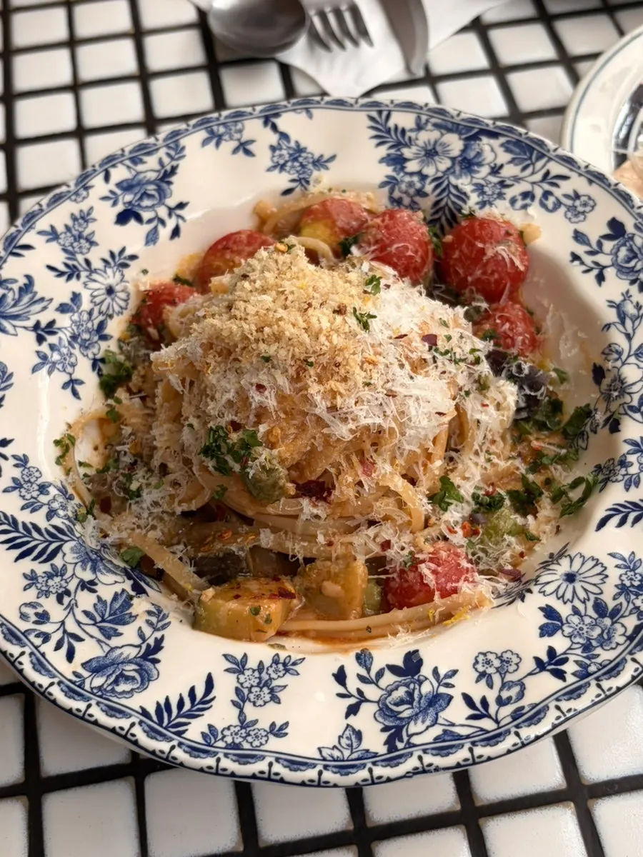 Sicilian puttanesca pasta