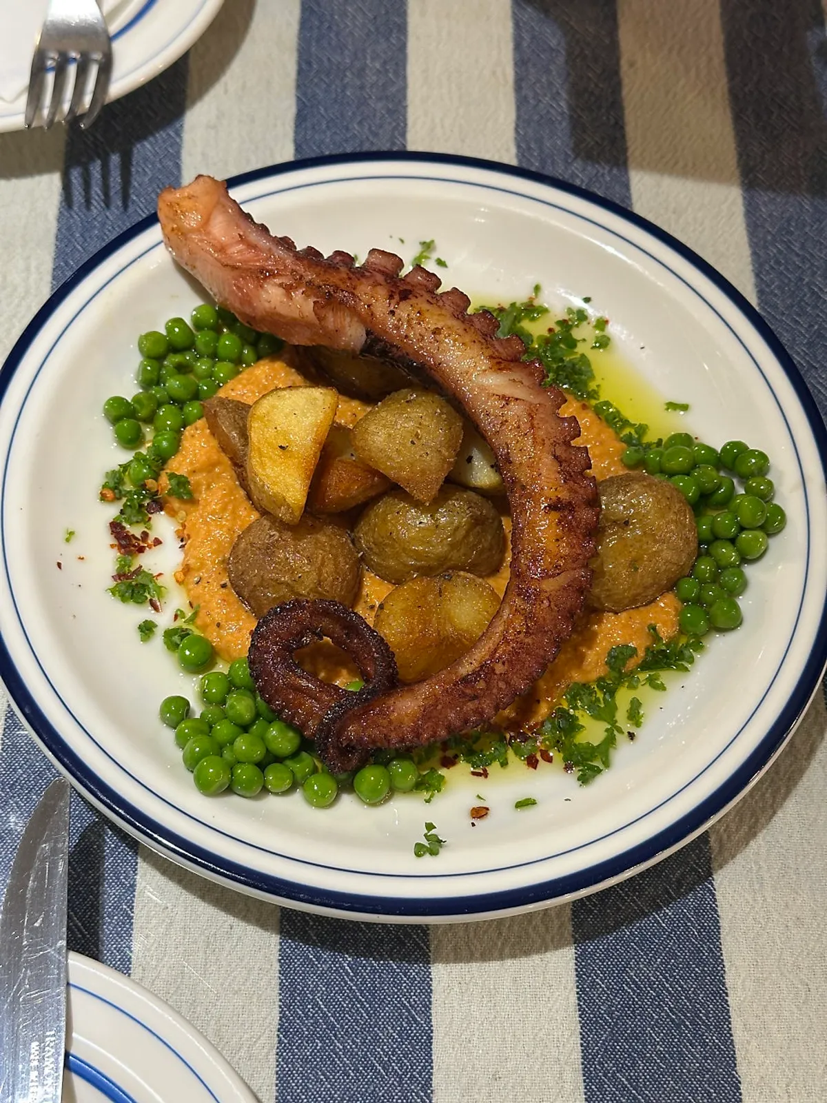 Polpo mambo octopus dish at Billadeubeulleu Seongsu