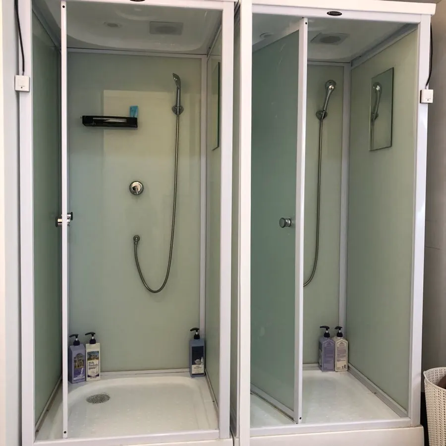 Shampoo and conditioner in the shower room