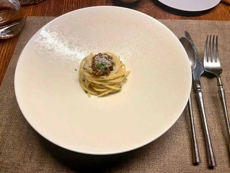 Pecorino genovese spaghetti primi course