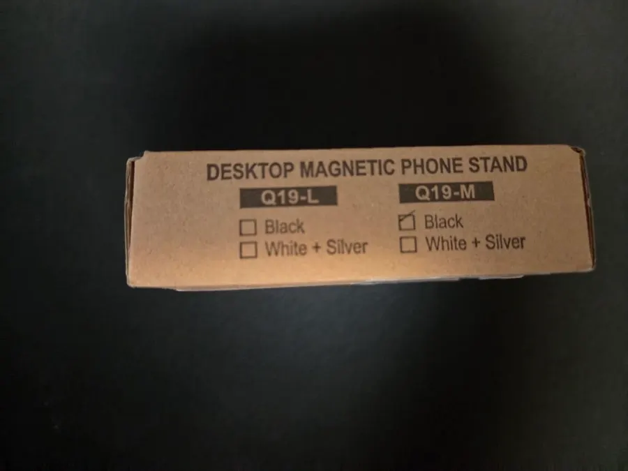 Vitinya phone stand box and product information