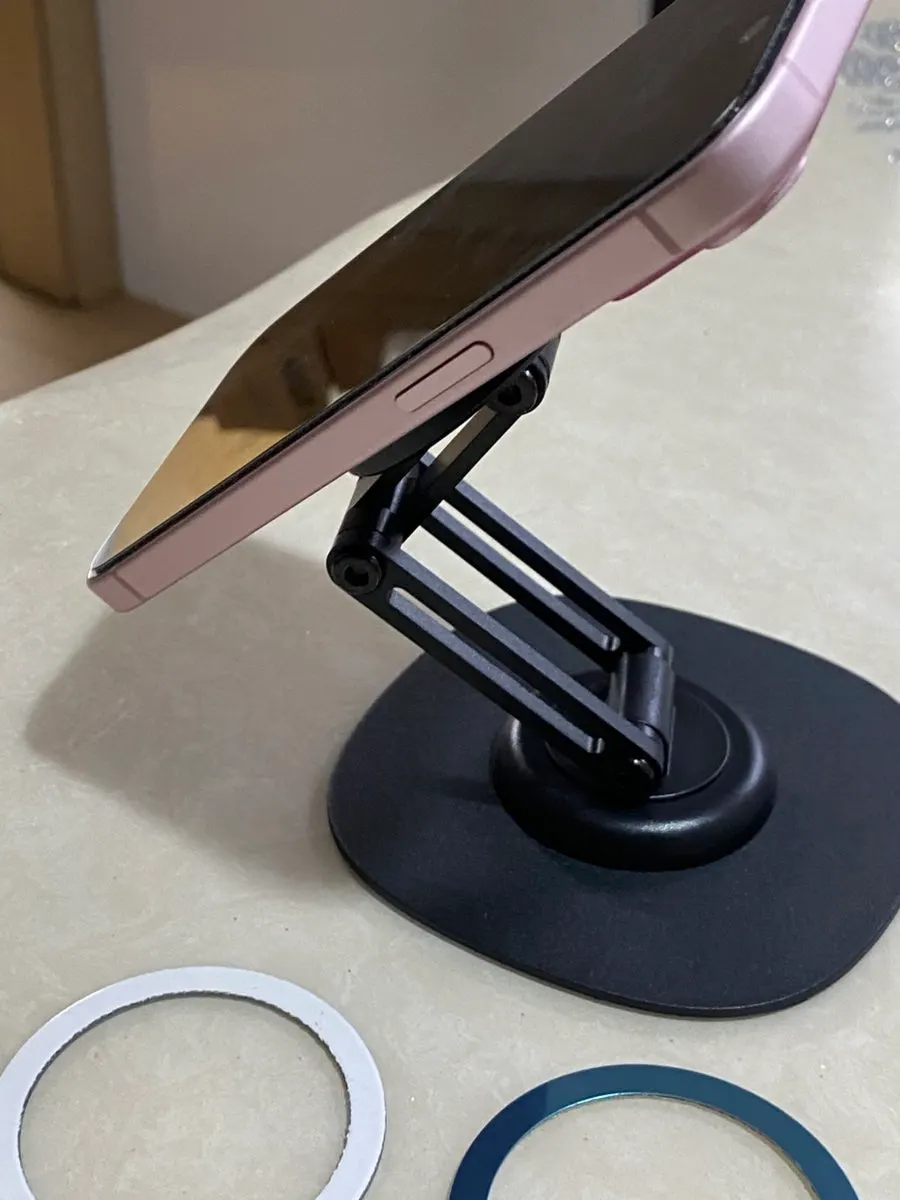 Desktop stand with 360-degree rotation
