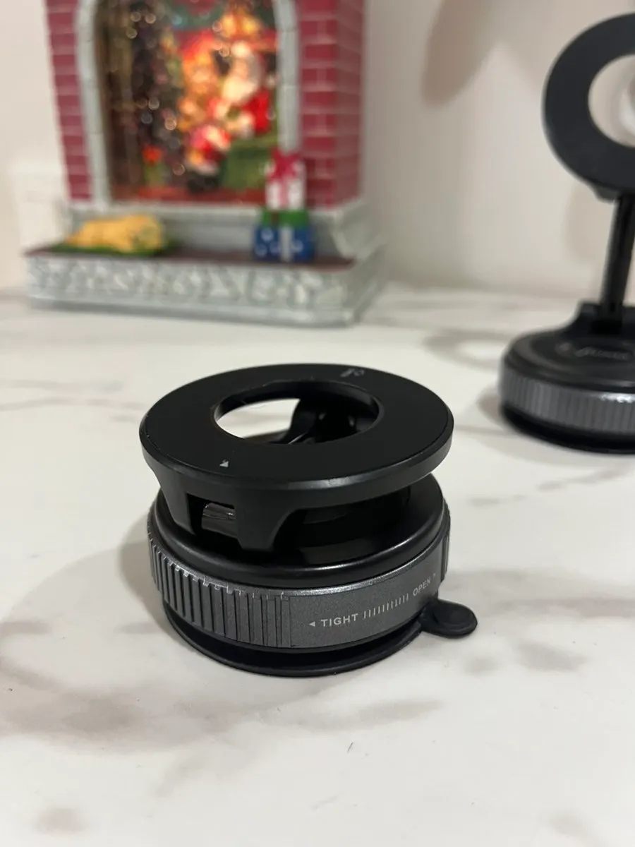 Phone stand fixed on top of piano keys