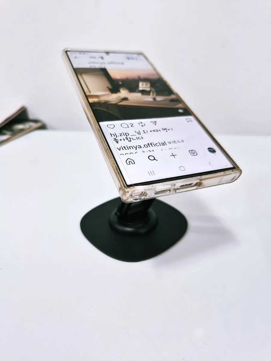 Stand used in portrait and landscape orientations