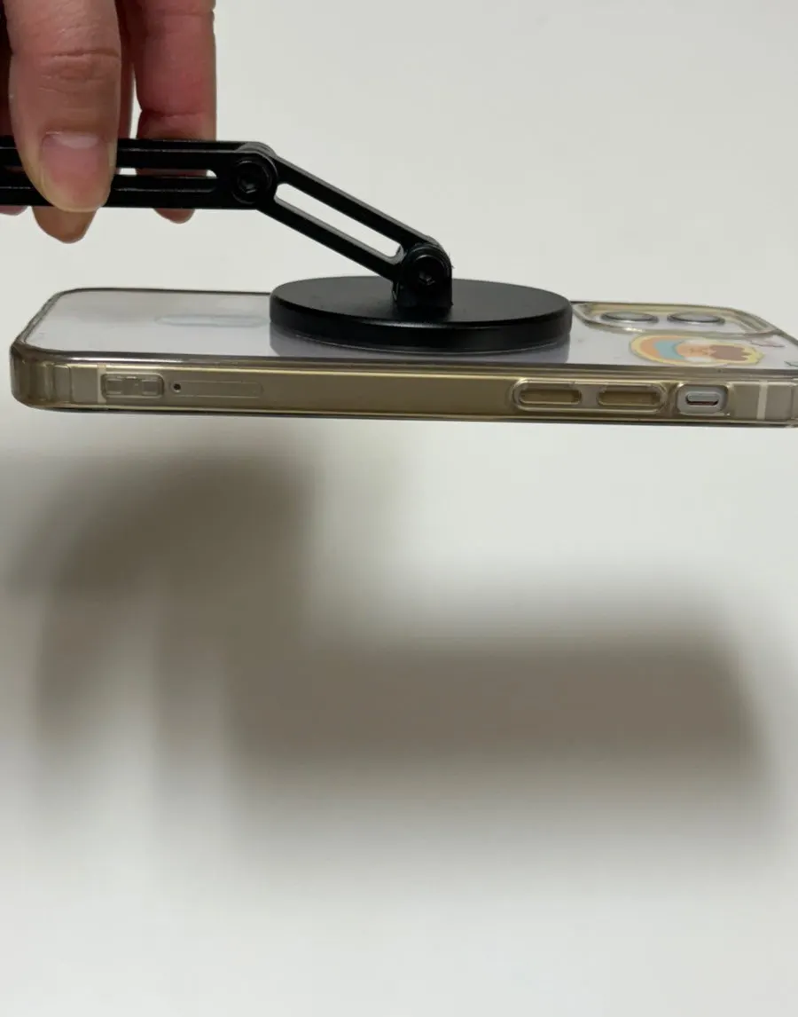 Bitinya MagSafe phone stand used with magnetic attachment