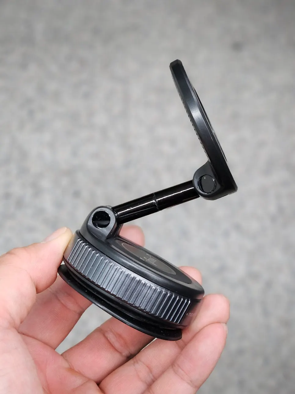 Palm-sized phone stand