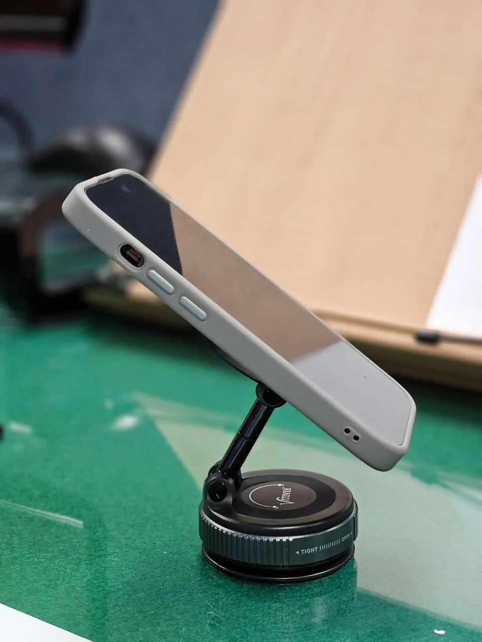 Angle-adjustable MagSafe phone stand