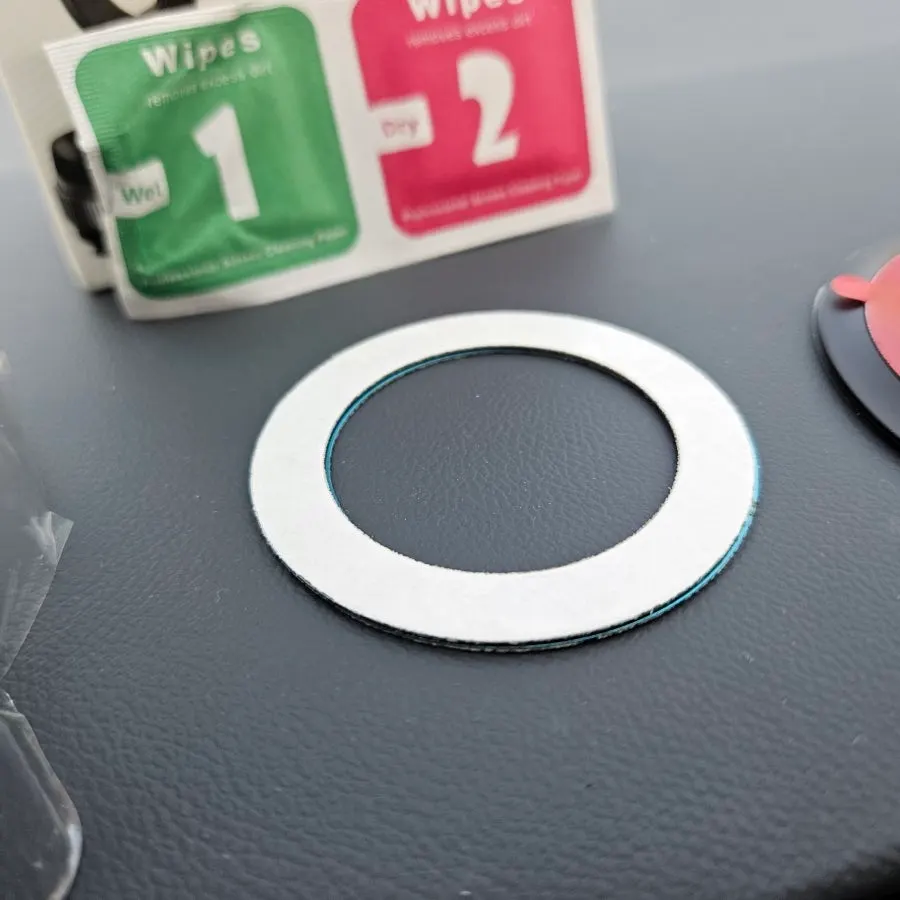 Magnetic attachment process for the car phone mount