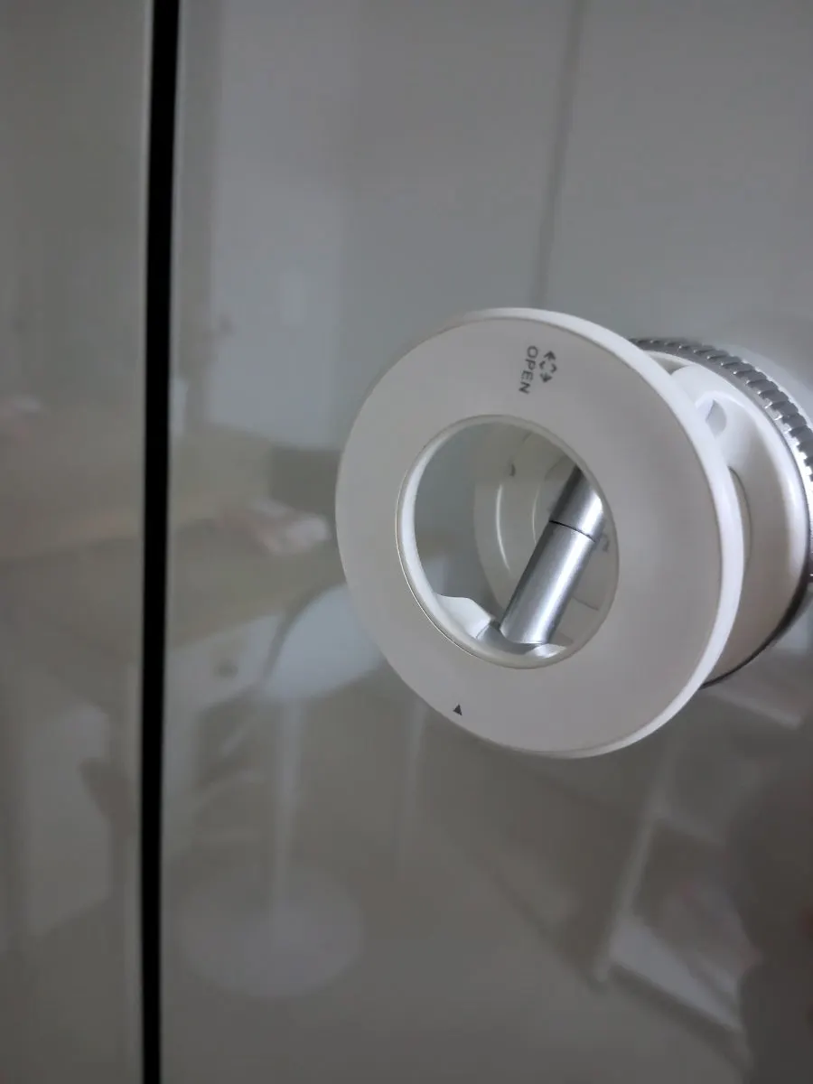 Mount suctioned onto a refrigerator