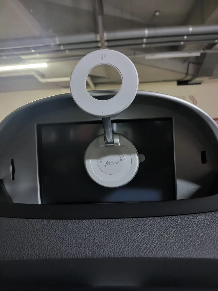 Phone mount being used in the kitchen
