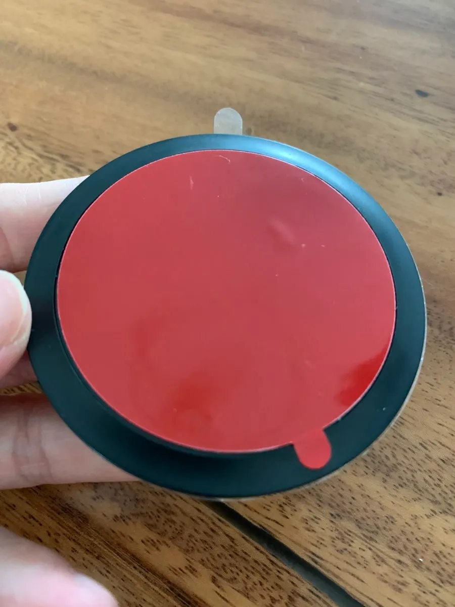 Two magnetic rings with double-sided tape