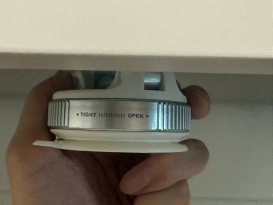 Kitchen phone mount used in landscape orientation