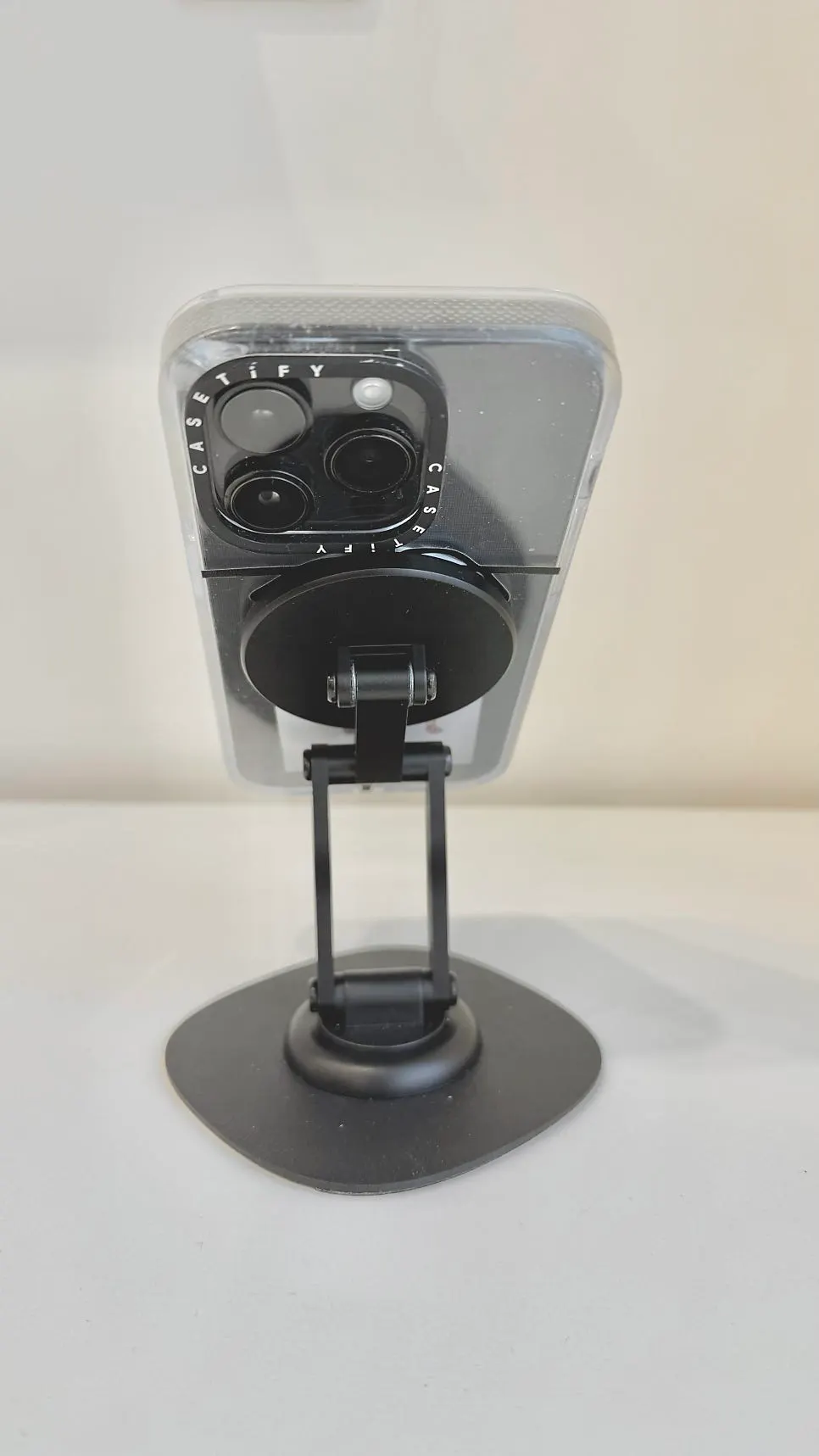 A securely mounted phone