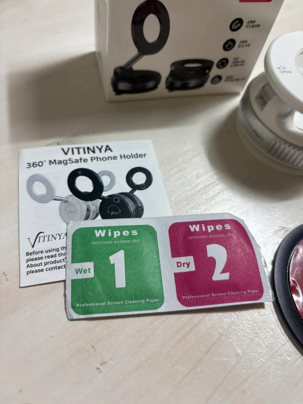 Round pad and installation accessories